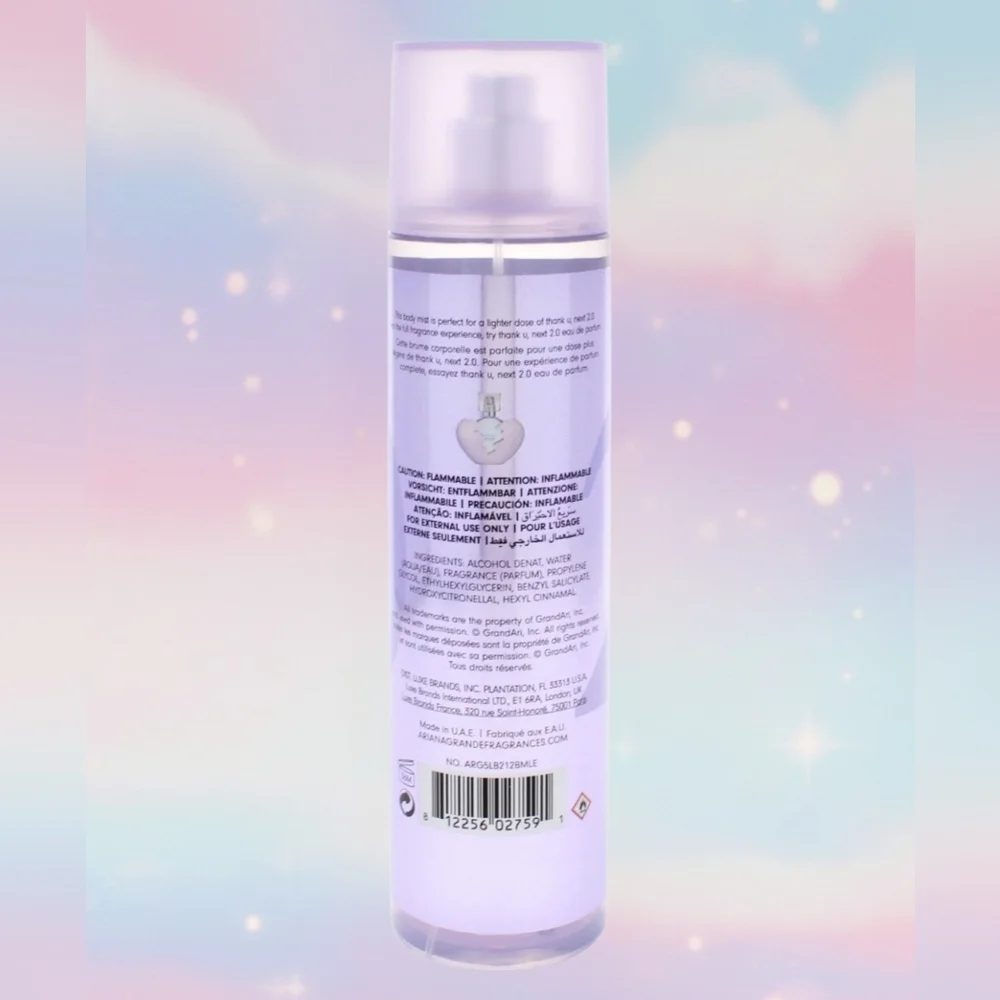 Ariana Grande Thank U Next 2.0 Body Mist